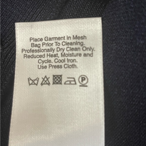 Donna Karan/DKNY silk & knit floral w/sequins blue button down cardigan Size L - Picture 8 of 8